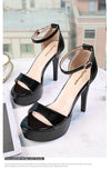 Thin Heel Platform High Heel Sandals - http://chicboutique.com.au