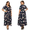 Plus Size Printed Bohemian Dress - http://chicboutique.com.au