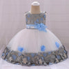 Girls Beaded Lace Applique Dress