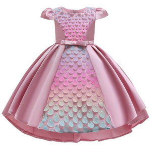 Girls Colourful Drip Bead Birthday Princess Dress - http://chicboutique.com.au