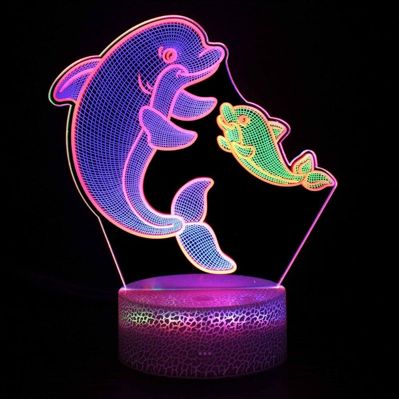 3D Assorted Style Colourful LED Light - http://chicboutique.com.au