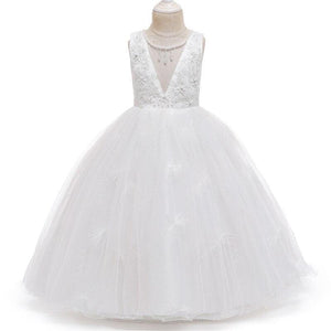 Flower Girls Lace Princess Dress - http://chicboutique.com.au