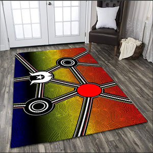 Indigenous Non-slip Rug