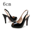 Platform Peep Toe Slip On Thin Heel Pumps - http://chicboutique.com.au