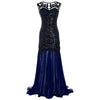 Vintage Sequinned Long Evening Dress