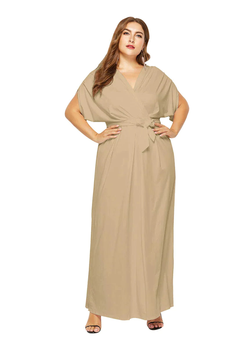Plus Size Floor Length Dress - http://chicboutique.com.au