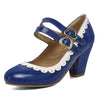 Thick Square Heels Round Toe Small and Large Size Mary Janes - http://chicboutique.com.au