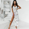 Bohemian Maxi Sleeveless Floral Print Dress - http://chicboutique.com.au