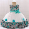 Girls Beaded Lace Applique Dress