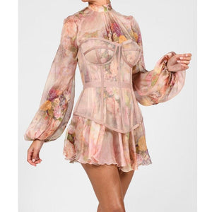 Floral Body-con Mini Evening Dress - http://chicboutique.com.au