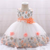 Girls Beaded Lace Applique Dress