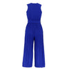 Elegant Wide Leg V Neck Sleeveless Jumpsuit