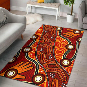 Indigenous Art Print Anti-slip Carpet / Rug - http://chicboutique.com.au