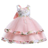 Girls Floral with Back Bow Dress - http://chicboutique.com.au