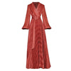 Lantern sleeve Elegant Pleated Evening Dress - http://chicboutique.com.au