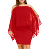 Plus Size Ladder Cut Sleeve Mini Dress