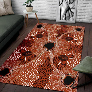 Indigenous Art Print Anti-slip Carpet / Rug - http://chicboutique.com.au