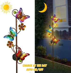 Solar Butterfly Outdoor Stake Lights