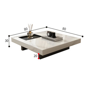 Faux Marble in Assorted Colours Square Coffee Table