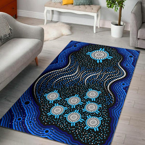 Indigenous Art Print Anti-slip Carpet / Rug - http://chicboutique.com.au