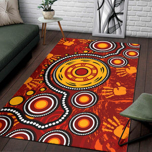 Indigenous Art Print Anti-slip Carpet / Rug - http://chicboutique.com.au