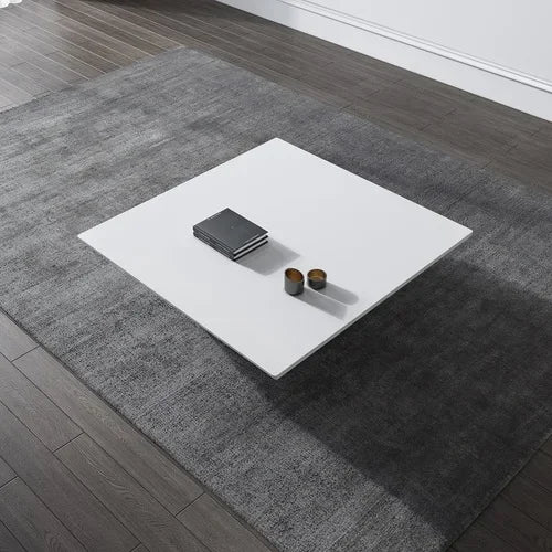 Living Room Square Coffee Table Black or White