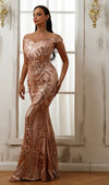 Sleeveless Floor Length Evening Gown