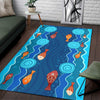 Indigenous Art Print Anti-slip Carpet / Rug - http://chicboutique.com.au