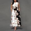 Bohemian Floral Print High Waist Maxi Dress - http://chicboutique.com.au