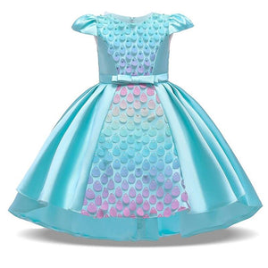 Girls Colourful Drip Bead Birthday Princess Dress - http://chicboutique.com.au