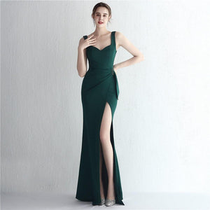 Sleeveless High Slit Maxi Evening Dress - http://chicboutique.com.au