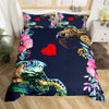 Sea Turtle Assorted Prints Duvet Cover Set