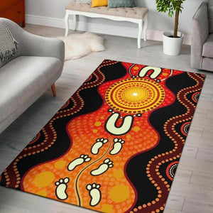 Indigenous Printed Anti-slip Rug - http://chicboutique.com.au