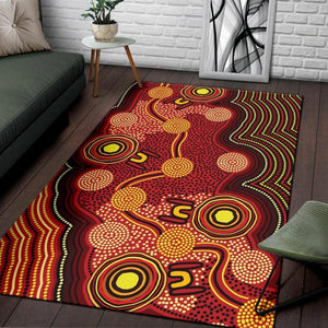 Indigenous Art Print Anti-slip Carpet / Rug - http://chicboutique.com.au