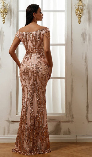 Sleeveless Floor Length Evening Gown