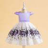 Elegant Girls Cute Bow Detail Formal Birthday Party Dress