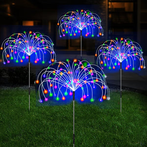 Solar Firework Outdoor Garden Light