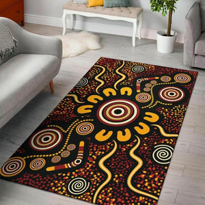 Indigenous Art Print Anti-slip Carpet / Rug - http://chicboutique.com.au