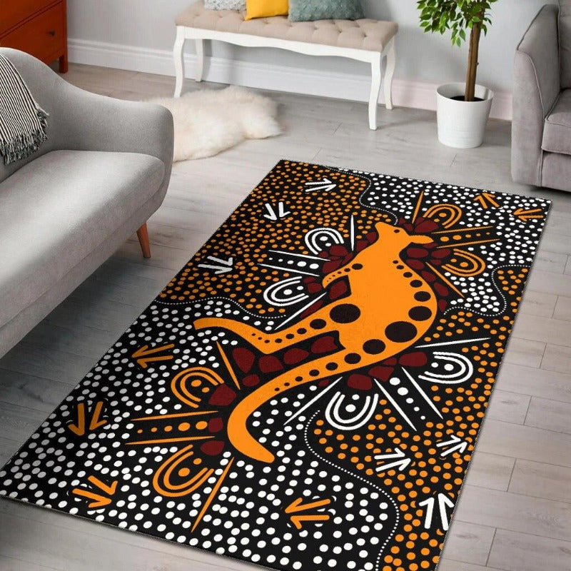 Indigenous Printed Anti-slip Rug - http://chicboutique.com.au