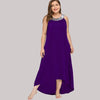 Plus Size High and Low Elegant Maxi Dress - http://chicboutique.com.au