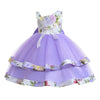 Girls Floral with Back Bow Dress - http://chicboutique.com.au