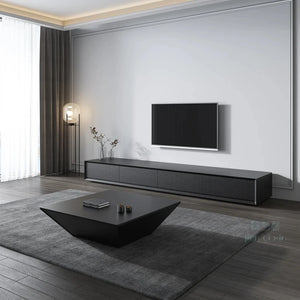 Living Room Square Coffee Table Black or White