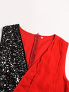 Sequin V-Neck Sleeveless Jumpsuit - http://chicboutique.com.au