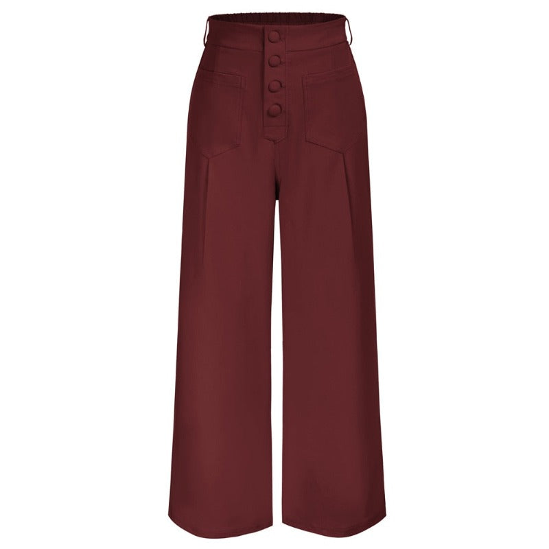 High Waisted Wide Leg Pants