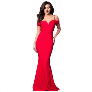 Raglan Sleeve Sweetheart Neckline Evening Dress - http://chicboutique.com.au