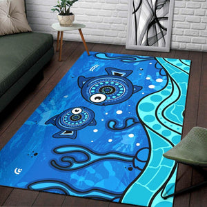 Indigenous Art Print Anti-slip Carpet / Rug - http://chicboutique.com.au