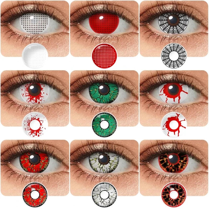 1 Pair Cosmetic Contact Lenses