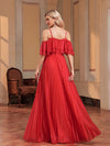 Luxury V-neck Elegant Floor-Length Gown