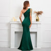 One Shoulder Maxi Evening Dress - http://chicboutique.com.au