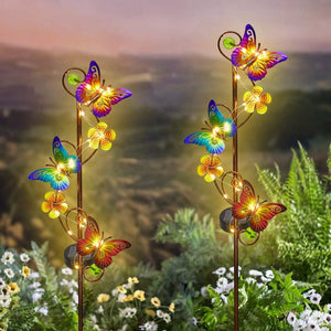 Solar Butterfly Outdoor Stake Lights